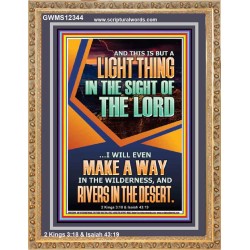 A WAY IN THE WILDERNESS AND RIVERS IN THE DESERT  Unique Bible Verse Portrait  GWMS12344  
