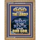 WHO IS THE ROCK SAVE OUR GOD  Art & Décor Portrait  GWMS12348  