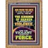 THE KINGDOM OF HEAVEN SUFFERETH VIOLENCE AND THE VIOLENT TAKE IT BY FORCE  Bible Verse Wall Art  GWMS12389  "28x34"