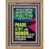 GENUINE FAITH WILL RESULT IN PRAISE GLORY AND HONOR FOR YOU  Unique Power Bible Portrait  GWMS12427  "28x34"
