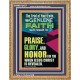 GENUINE FAITH WILL RESULT IN PRAISE GLORY AND HONOR FOR YOU  Unique Power Bible Portrait  GWMS12427  