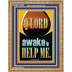 O LORD AWAKE TO HELP ME  Unique Power Bible Portrait  GWMS12645  "28x34"