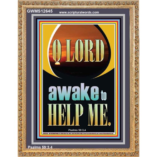 O LORD AWAKE TO HELP ME  Unique Power Bible Portrait  GWMS12645  