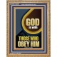 GOD IS WITH THOSE WHO OBEY HIM  Unique Scriptural Portrait  GWMS12680  
