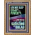 LOVE NOT SLEEP LEST THOU COME TO POVERTY  Unique Power Bible Portrait  GWMS12681  "28x34"