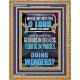 WHO IS LIKE UNTO THEE O LORD FEARFUL IN PRAISES  Ultimate Inspirational Wall Art Portrait  GWMS12741  