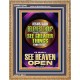 THOU SHALT SEE GREATER THINGS YE SHALL SEE HEAVEN OPEN  Ultimate Power Portrait  GWMS12946  