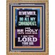 DO ALL MY COMMANDMENTS AND BE HOLY  Christian Portrait Art  GWMS13010  