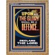 THE GLORY OF GOD SHALL BE THY DEFENCE  Bible Verse Portrait  GWMS13013  