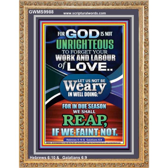 DO NOT BE WEARY IN WELL DOING  Children Room Portrait  GWMS9988  