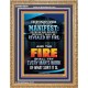 FIRE SHALL TRY EVERY MAN'S WORK  Ultimate Inspirational Wall Art Portrait  GWMS9990  