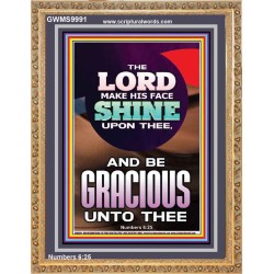 THE LORD BE GRACIOUS UNTO THEE  Unique Scriptural Portrait  GWMS9991  "28x34"