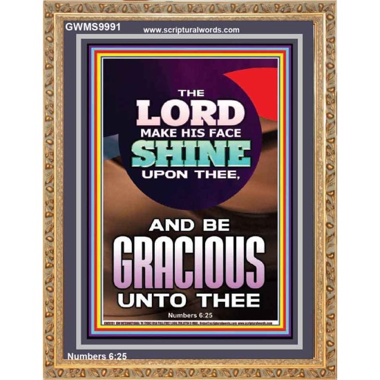 THE LORD BE GRACIOUS UNTO THEE  Unique Scriptural Portrait  GWMS9991  