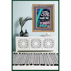 LET THY JUDGEMENTS HELP ME  Contemporary Christian Wall Art  GWMS11786  "28x34"