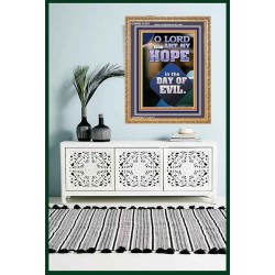 THOU ART MY HOPE IN THE DAY OF EVIL O LORD  Scriptural Décor  GWMS11803  "28x34"