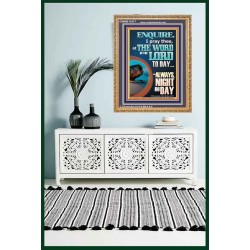 STUDY THE WORD OF THE LORD DAY AND NIGHT  Large Wall Accents & Wall Portrait  GWMS11817  "28x34"