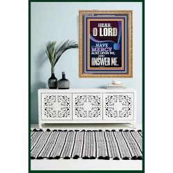 O LORD HAVE MERCY ALSO UPON ME AND ANSWER ME  Bible Verse Wall Art Portrait  GWMS12189  "28x34"