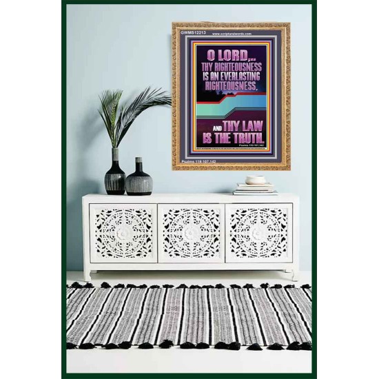 THY LAW IS THE TRUTH O LORD  Religious Wall Art   GWMS12213  