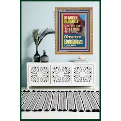 DO ALL HIS COMMANDMENTS THIS DAY  Wall & Art Décor  GWMS12297  "28x34"