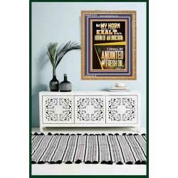 MY HORN SHALT THOU EXALT   Custom Contemporary Christian Wall Art  GWMS12315  "28x34"