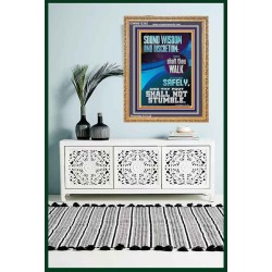 THY FOOT SHALL NOT STUMBLE  Bible Verse for Home Portrait  GWMS12392  "28x34"