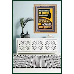 WHO IS LIKE UNTO THEE O LORD DOING WONDERS  Ultimate Inspirational Wall Art Portrait  GWMS12585  "28x34"