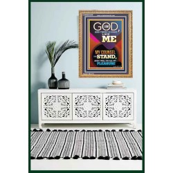 MY COUNSEL SHALL STAND  Ultimate Inspirational Wall Art Portrait  GWMS9386  "28x34"