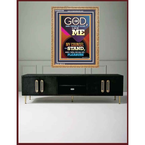 MY COUNSEL SHALL STAND  Ultimate Inspirational Wall Art Portrait  GWMS9386  