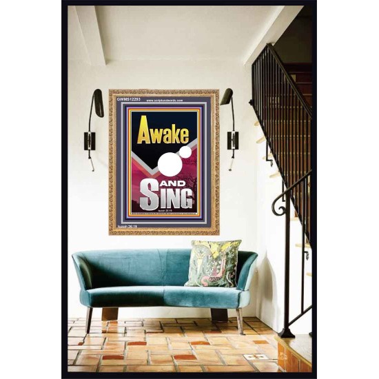 AWAKE AND SING  Bible Verse Portrait  GWMS12293  