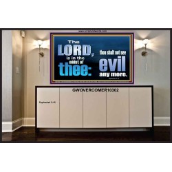 THOU SHALL NOT SEE EVIL ANY MORE  Unique Scriptural ArtWork  GWOVERCOMER10302  "62x44"
