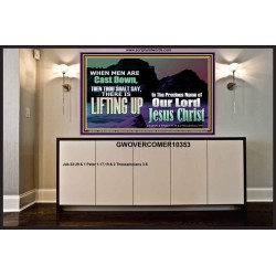 THOU SHALL SAY LIFTING UP  Ultimate Inspirational Wall Art Picture  GWOVERCOMER10353  "62x44"