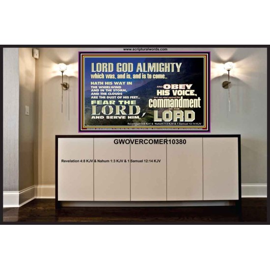 REBEL NOT AGAINST THE COMMANDMENTS OF THE LORD  Ultimate Inspirational Wall Art Picture  GWOVERCOMER10380  