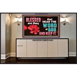 BE DOERS AND NOT HEARER OF THE WORD OF GOD  Bible Verses Wall Art  GWOVERCOMER10483  "62x44"
