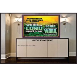 THE WORD OF THE LORD ENDURETH FOR EVER  Christian Wall Décor Portrait  GWOVERCOMER10493  "62x44"