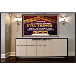 DO NOT LUST AFTER EVIL THINGS  Children Room Wall Portrait  GWOVERCOMER10527  "62x44"