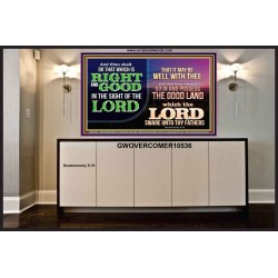 THAT IT MAY BE WELL WITH THEE  Contemporary Christian Wall Art  GWOVERCOMER10536  "62x44"