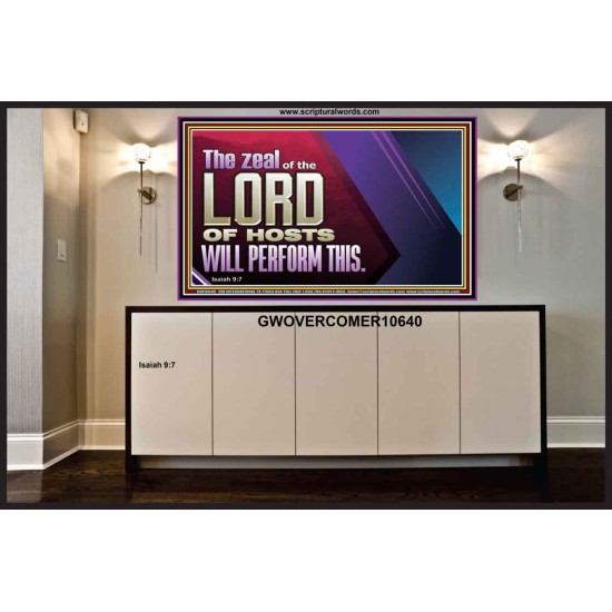 THE ZEAL OF THE LORD OF HOSTS  Printable Bible Verses to Portrait  GWOVERCOMER10640  