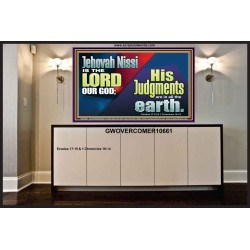 JEHOVAH NISSI IS THE LORD OUR GOD  Sanctuary Wall Portrait  GWOVERCOMER10661  "62x44"