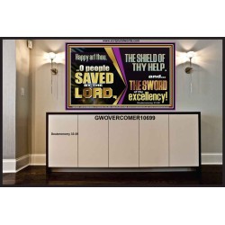 O PEOPLE SAVED BY THE LORD  Children Room Wall Portrait  GWOVERCOMER10699  "62x44"