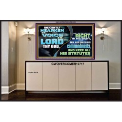 DILIGENTLY HEARKEN TO THE VOICE OF THE LORD THY GOD  Children Room  GWOVERCOMER10717  "62x44"