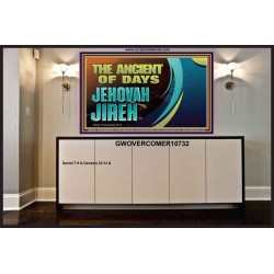 THE ANCIENT OF DAYS JEHOVAH JIREH  Scriptural Décor  GWOVERCOMER10732  "62x44"