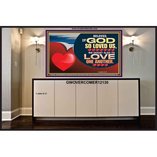 BELOVED IF GOD SO LOVED US  Custom Biblical Paintings  GWOVERCOMER12130  