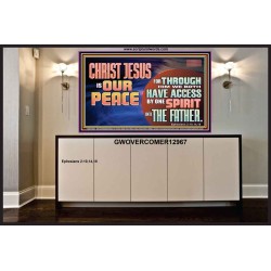 CHRIST JESUS IS OUR PEACE  Christian Paintings Portrait  GWOVERCOMER12967  "62x44"