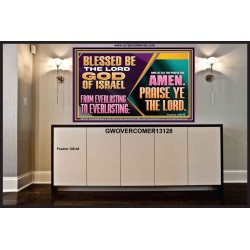 LET ALL THE PEOPLE SAY PRAISE THE LORD HALLELUJAH  Art & Wall Décor Portrait  GWOVERCOMER13128  "62x44"