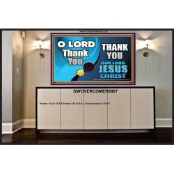 THANK YOU OUR LORD JESUS CHRIST  Custom Biblical Painting  GWOVERCOMER9907  "62x44"