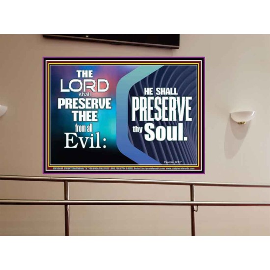 THY SOUL IS PRESERVED FROM ALL EVIL  Wall Décor  GWOVERCOMER10087  