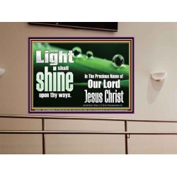 THE LIGHT SHINE UPON THEE  Custom Wall Décor  GWOVERCOMER10314  "62x44"