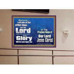 HIS GLORY SHALL BE SEEN UPON YOU  Custom Art and Wall Décor  GWOVERCOMER10315  "62x44"