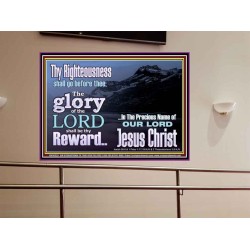 THE GLORY OF THE LORD WILL BE UPON YOU  Custom Inspiration Scriptural Art Portrait  GWOVERCOMER10320  "62x44"