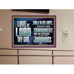 WALK IN ALL THE WAYS OF THE LORD  Righteous Living Christian Portrait  GWOVERCOMER10375  "62x44"